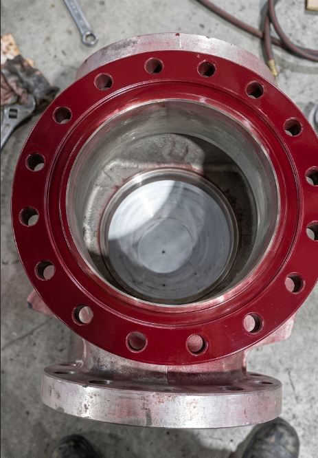 Ensaio LP no Flange Superior